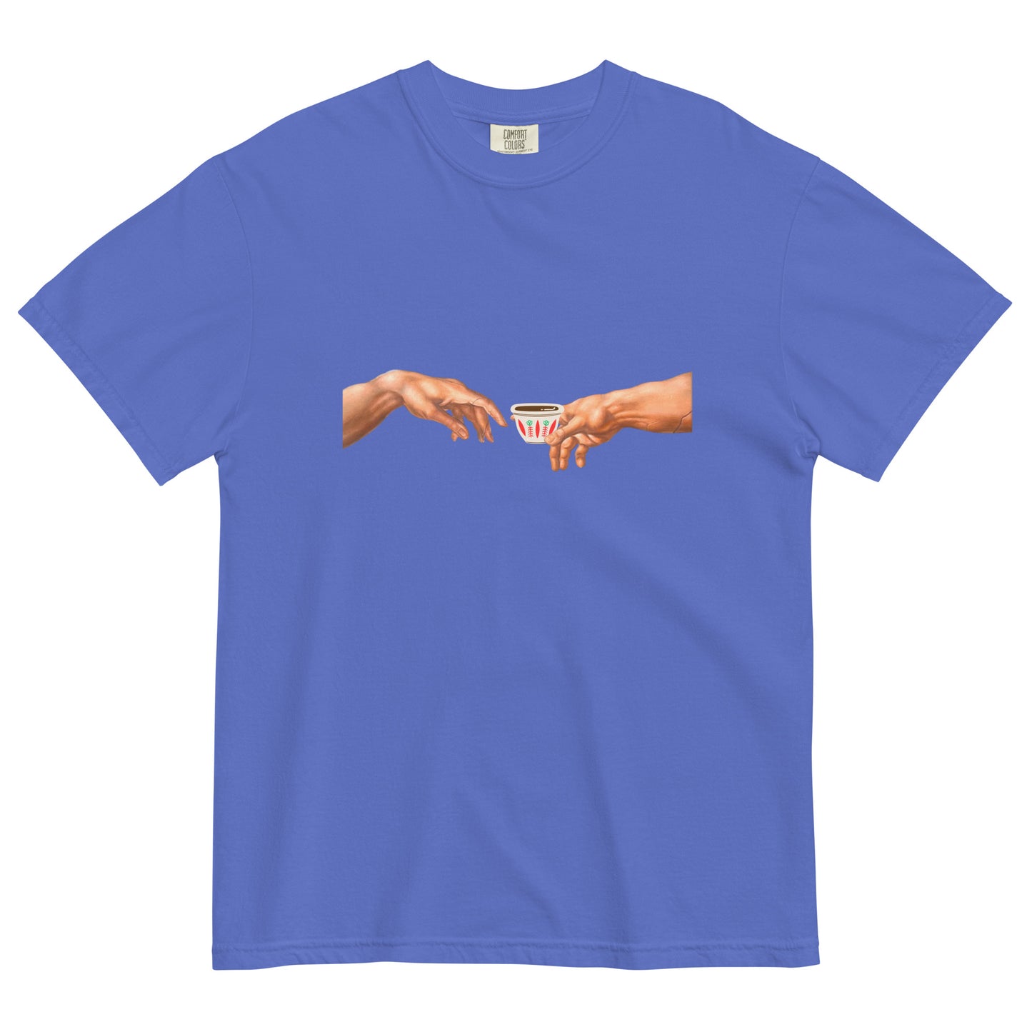 Caffeine Creation: The Art of Arabica – Unisex Heavyweight T-shirt