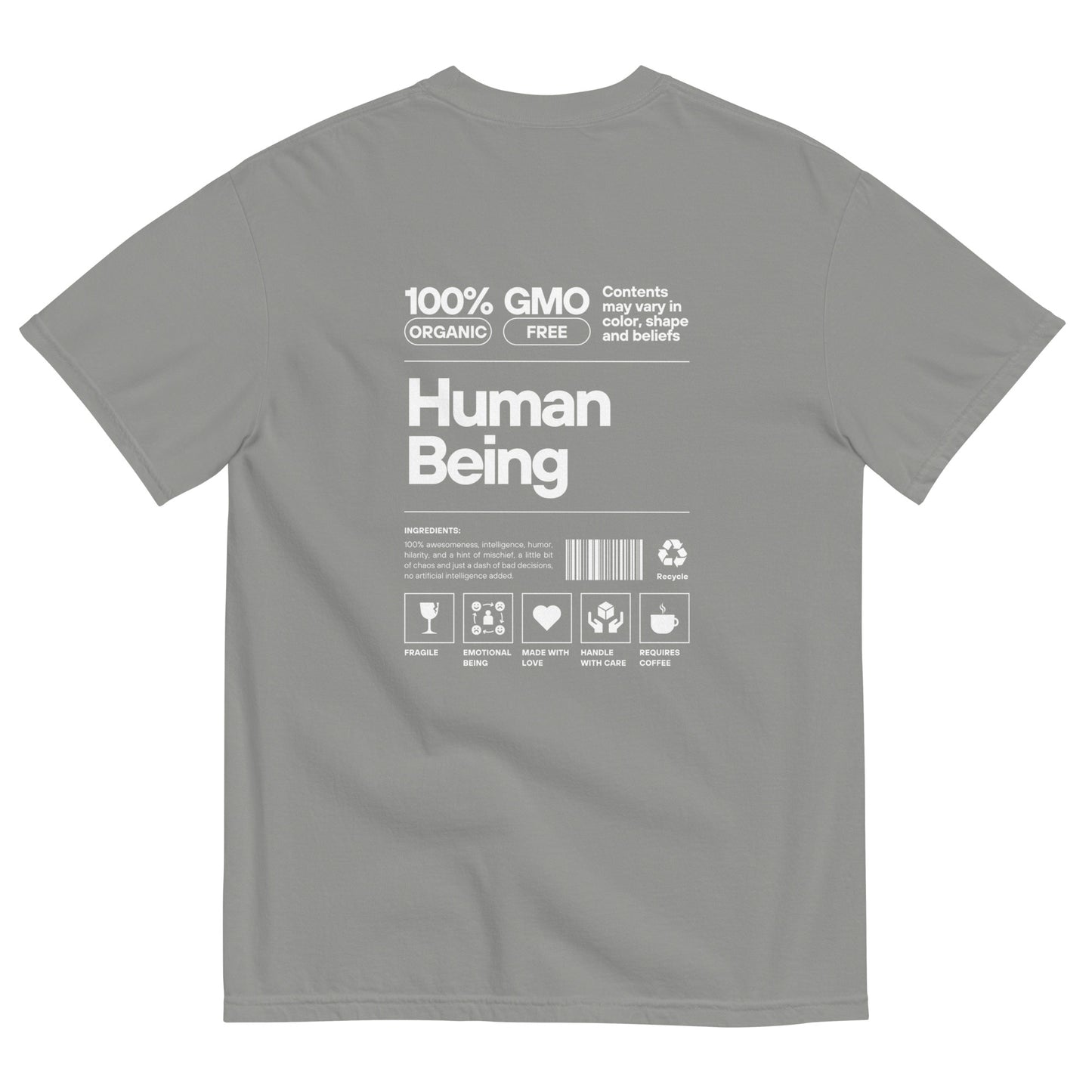 Caffeine Creation: The Art of Arabica – Unisex Heavyweight T-shirt