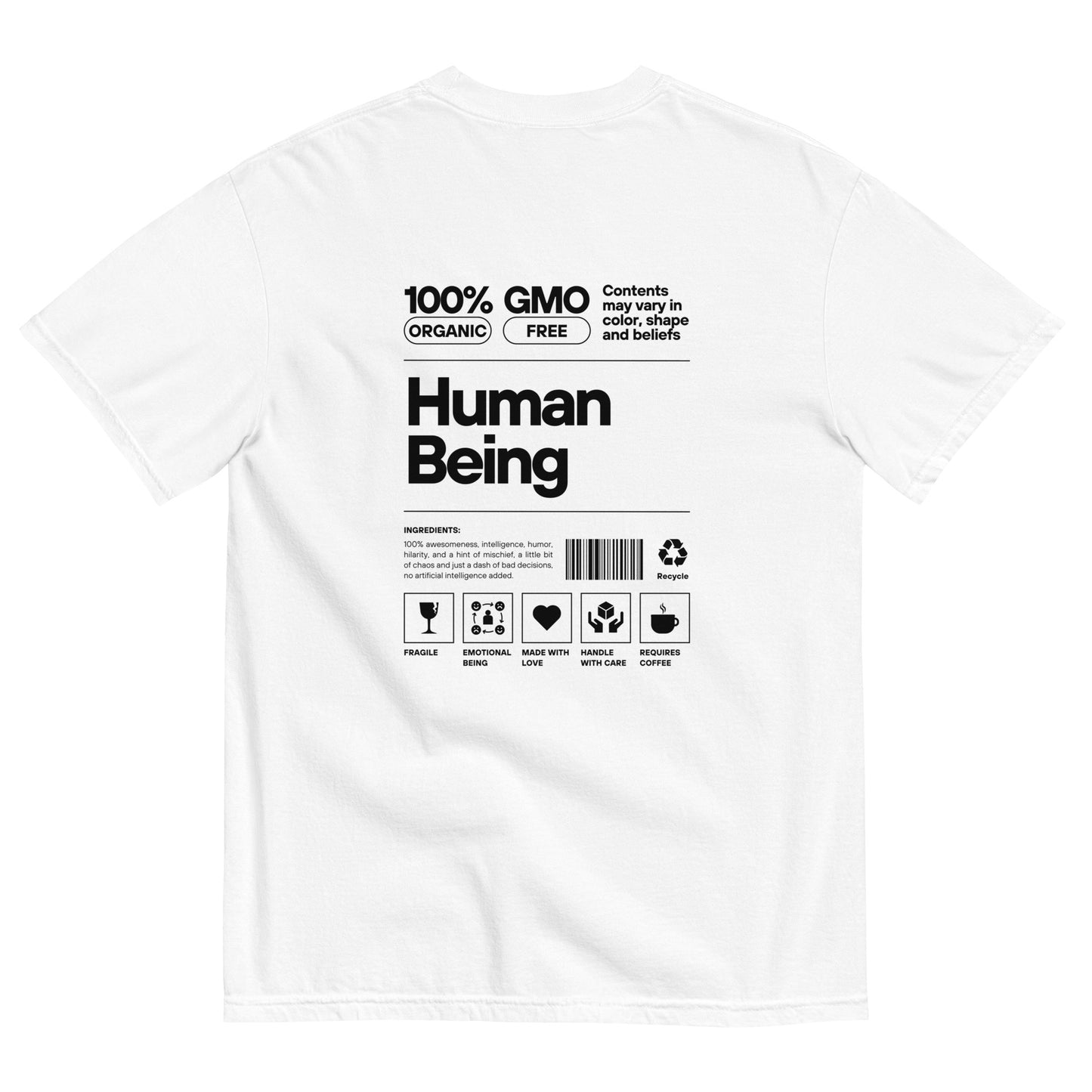 Caffeine Creation: The Art of Arabica – Unisex Heavyweight T-shirt